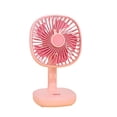 thumbnail image 1 of Ventilador de sobremesa Naiovety rosa con refrigeración por aire, 1 of 6