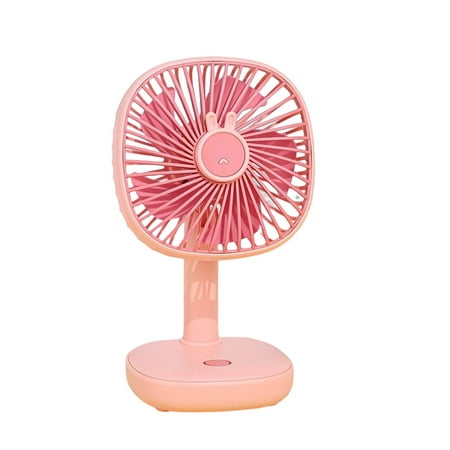 

Electric Tabletop Fan Summer Cooler with Night Light Nightstand Fans Strong Powerful Air Cooling Device Household Dormitory White