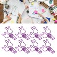 thumbnail image 4 of 100 Uds Mini Clips para carpetas fotos papelería Clips para carpetas abrazaderas de papel huecas de Metal abrazaderas de papel para proyectos de manualidades de oficina y ANGGREK  Otros, 4 of 8