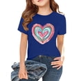 thumbnail image 2 of Girls Short Sleeve Shirts Summer 𝐘2k Funny Graphic Short Sleeve Tees Casual Tshirt Tops Streetwear Loose Fit Crew Neck Shirt, 2 of 5