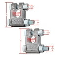 thumbnail image 2 of Ampper Military Spec Battery Terminal End, Top Post Battery Terminal Set for Marine Car Boat RV and Vehicles (1 Pair), 2 of 7