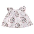 thumbnail image 5 of Infant Baby Girls Easter Outfits Ruffled Fly Sleeve Bunny Dress, 5 of 5
