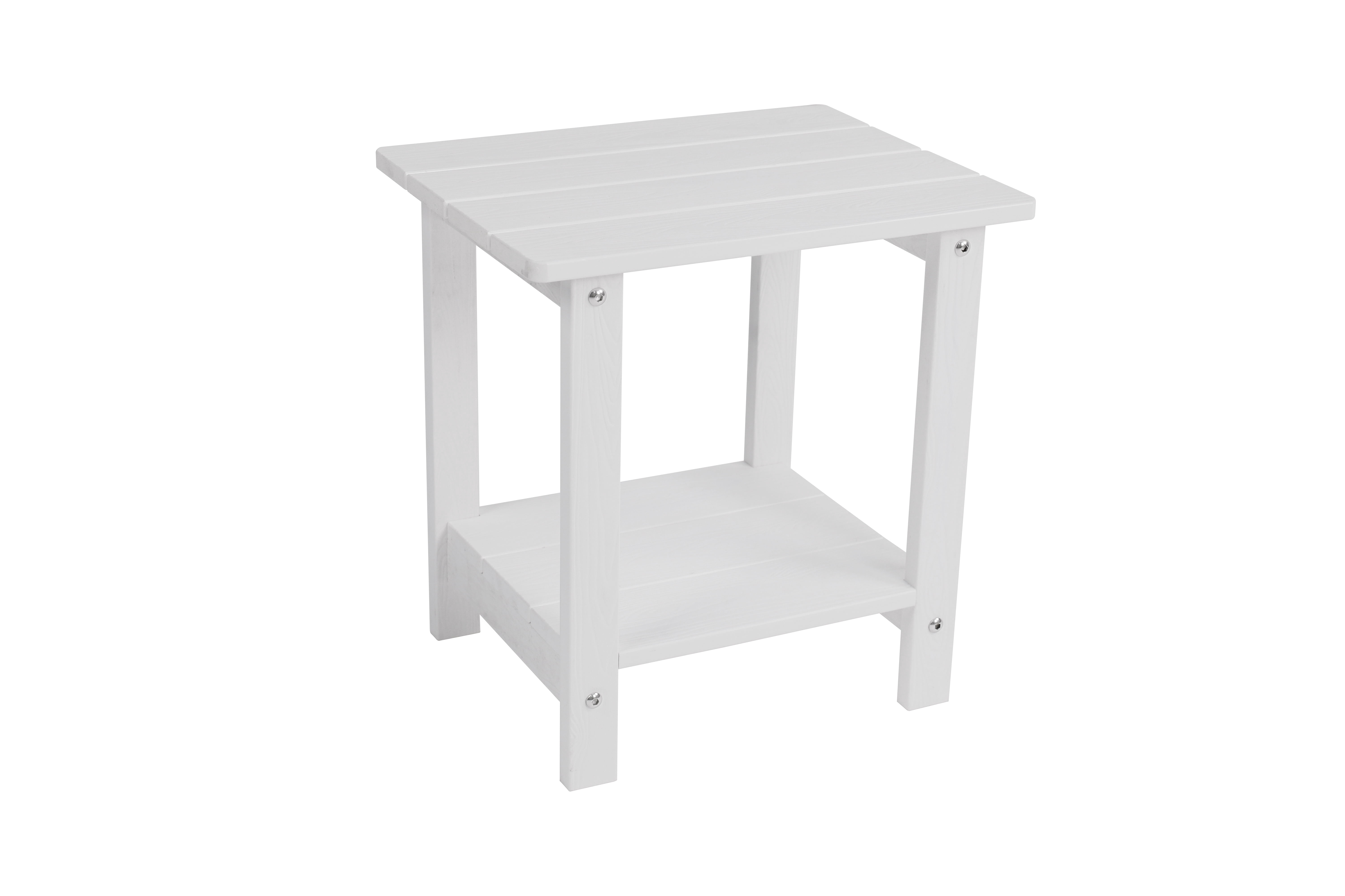 Side Table Perfect For Outdoor Yard Togethers Snacks & Cozy Afternoon Relaxation