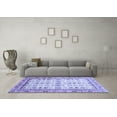 thumbnail image 3 of Ahgly Company Indoor Rectangle Abstract Blue Modern Area Rugs, 4' x 6', 3 of 4