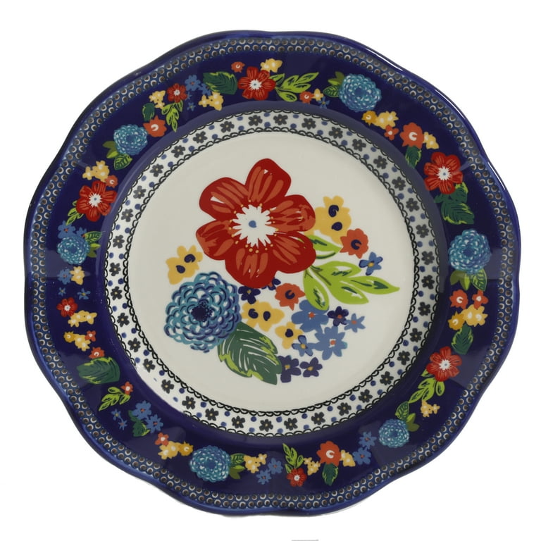 .com: The Pioneer Woman Dazzling Dahlias 10-Piece Cookware Set  w/Baker: Home & Kitchen