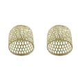thumbnail image 1 of Matsuzay Bamboo Wicker Rattan Shade Pendant Light Hanging Ceiling Fixtures Lamp 25 cm x 20 cm 2piezas, 1 of 1