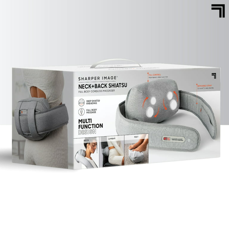 Sharper Image® Shiatsu Full Body Multifunction Cordless Massager for Neck  and Back, Relaxation and Calming Sensation