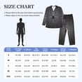 thumbnail image 3 of KLL Black Spider On Web Sleepwear Mens Flannel Pajamas,Long Cotton Pj Set, 3 of 7