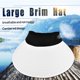 thumbnail image 3 of Gorra deportiva informal de verano para adultos, unisex, para exteriores, sombrero para el sol de ala grande (blanco), 3 of 8