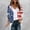 #411-Multicolor, variant on Women's 4th of July Printed Cardigan Long Sleeve Patriotic Floral Print Loose Open Front Top for Summer Holiday Gift