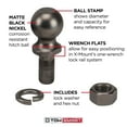 thumbnail image 4 of TowSmart BAJA "X" Ball Mount Kit - 2" Ball, 5/8" Pin, 5 1/4" Drop x 4" Rise 5000 lb, 4 of 14