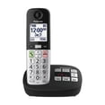 thumbnail image 1 of Teléfono inalámbrico Panasonic KX-TGU430B con pantalla grande y botones, 1 of 6