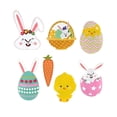 thumbnail image 5 of Pascua Colgante Remolino Decoraciones Huevo de Pascua Conejito Zanahoria Colgante MABOTO Colgante de remolino, 5 of 5
