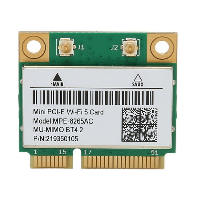 Adaptador WiFi MINI PCIE 1200M 8265AC 2,4 GHz 5GHz banda Dual 802.11ac tarjeta de red Bluetooth 4,2 para Windows 10 8,1 8 7