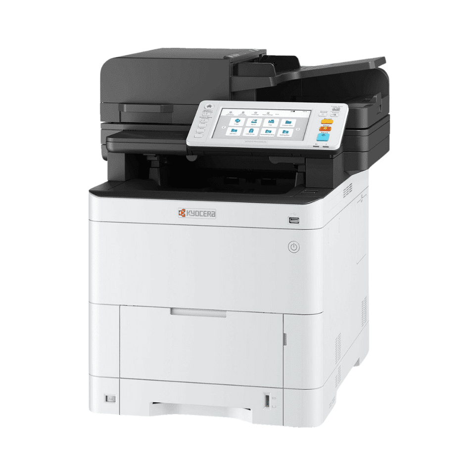 Kyocera ECOSYS MA4000cix A4 Multifunctional Color Laser Printer (Print/Copy/Scan), 42 ppm, 1200 dpi, Gigabit Ethernet & HyPAS Capable, 7 inch Touchscreen Panel, Dual Scan Document Processor
