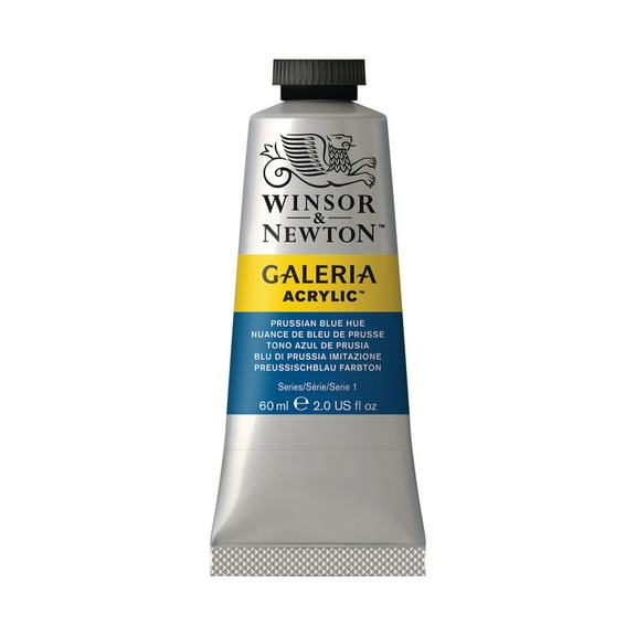 Winsor & Newton Galeria Acrylic Paint, 60ml, Prussian Blue Hue
