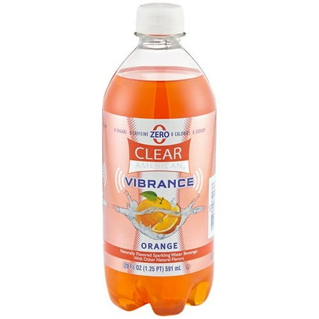 Clear American Vibrance Orange Sparkling Water, 20 Fl. Oz.