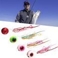 thumbnail image 4 of 4 Anzuelos de Pesca Sunnimix Cabeza de Plomo y Cola de Silicona Doble Anzuelo Cebo 100g, 4 of 8