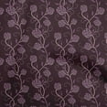 thumbnail image 1 of oneOone Rayon Purple Fabric Floral Craft Projects Decor Fabric Printed By The Yard 56 Inch Wide, 1 of 5