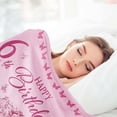 thumbnail image 3 of LHSHID 16th Birthday Gifts for Girls Best Sweet 16 Gifts for 16 Year Old Girls from Parents or Friends 16 Year Old Birthday Decorations for Sixteen Teenager Girl Blanket 50"x60", 3 of 7