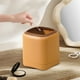 thumbnail image 5 of Mini Papelera de Escritorio | Pequeño cubo de basura de plástico para baño | Contenedor de basura compacto de mesa de 5.7x5.3 pulgadas | Beige Blanco Naranja Verde | Diseño de doble capa | Duradero, 5 of 6