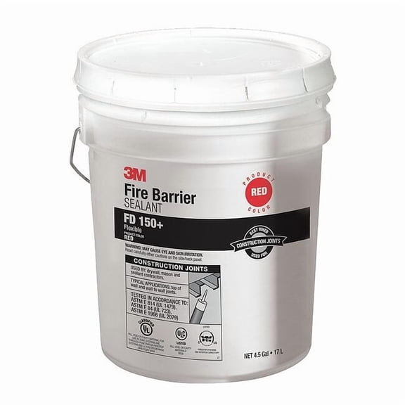 3m Fire Barrier Sealant,4.5 gal.,Red FD150 RED(4.5GAL)