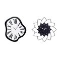 thumbnail image 1 of Reloj de pared,Reloj de pared interior con números romanos nórdicos,Reloj de pared grande,Reloj de pared acrílico silencioso y sin tictac,Reloj de pared grande de oficina,silencioso,fácil, 1 of 8