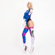 thumbnail image 3 of Traje de baño de Anime brillante OW DVA Hannah, disfraz de cosplay, mono de fiesta de carnaval, conjunto de accesorios para mujer, 3 of 5