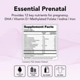 thumbnail image 3 of Theralogix TheraNatal One Prenatal Vitamin - 90-Day Supply - Prenatal Multivitamin with DHA, Vitamin D3, Methylated Folate, Iron & More to Support a Healthy Pregnancy* - NSF Certified - 90 Softgels, 3 of 3