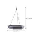 thumbnail image 2 of TEHAUX 1 Set Hanging Bird Feeders Durable Birds Water Feeders For Indoor Outdoor Use Easy To Clean Install, 2 of 8