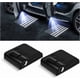 thumbnail image 1 of proyectores de logotipos para puertas de coche, luces LED inalámbricas de cortesía, sensor magnético sin agujeros, luz de bienvenida con efecto fantasma (bandera estadounidense negra), 1 of 4