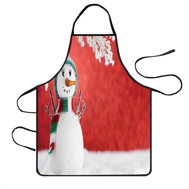Christmas Decoration Waterproof Apron Kitchen Aprons Dinner Party Apron