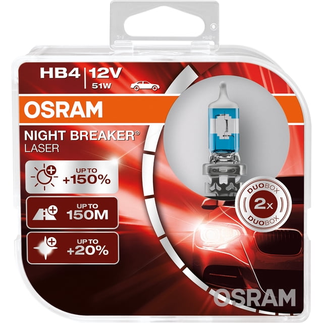 FOCO 9006 HB4 NIGHT BREAKER LÁSER OSRAM Halogeno