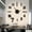 Black #0, variant on Vaidha Wall Clock Design Mirror Wall Decorative Sticker Watches ,large Wall Clocks For Living Room Decor DIY Wall Clock Wall Clock