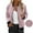 Pink, variant on Breezora Lightweight Windproof Zip Up Jacket for Women Waterproof Fall Coat with Lining and Pockets L Size Beige