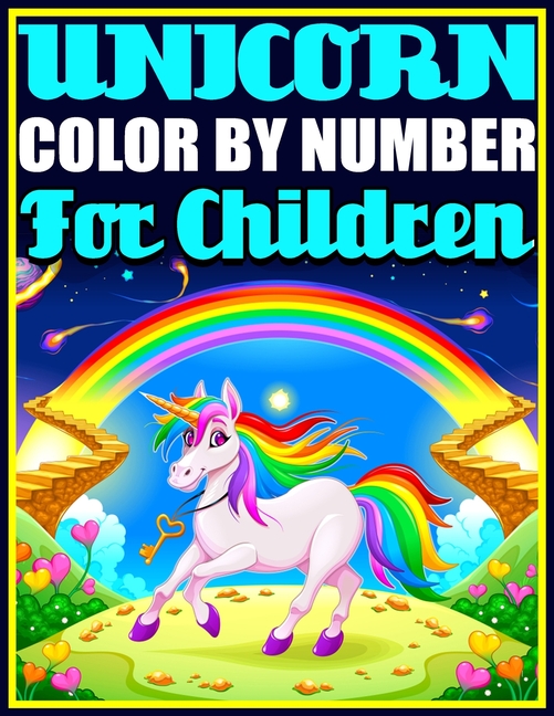 coloring press house unicorn color by number for children unicorn