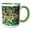 Green/White, variant on 3drose, Multicolor Girly Pink Luxury Elegant Mermaid Scales Glitter, 15oz Mug