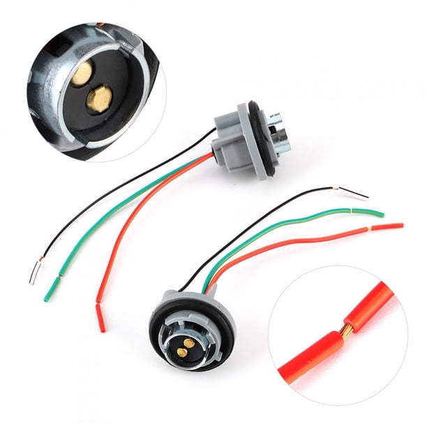 Conector de arnés de enchufe, BAY15D/1157 Conector de enchufe de luz de freno de lámpara con núcleo de hierro El mejor en su clase