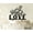 Shiny Black, variant on "All You Need is Love Custom Cake Topper Personalized Shiny Black Cake Topper Color Option Available 6""-7"" Inches Wide"