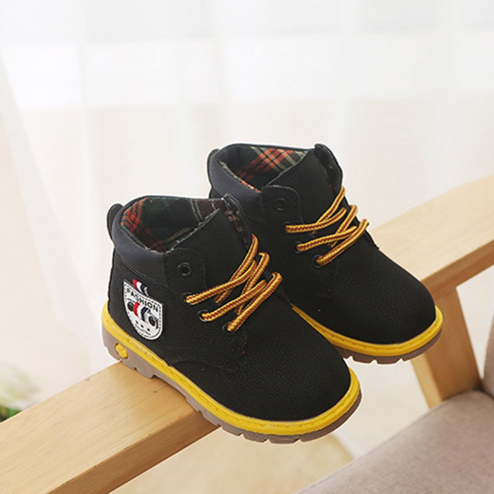 kids leather booties