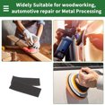 thumbnail image 3 of Unique Bargains Sandpaper Hook & Loop Sanding Sheets 230x93mm Black 30 Pcs 320 Grit Efficient Grinding and Polishing Automobile Manufacturing and Repair Woodworking, 3 of 7