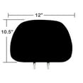 thumbnail image 6 of Yupbizauto Princess's Seat Design Black Fabric Car Seat Cover Universal Fit for Cars, Trucks, SUVs, Vans - 1 Piece Headrest Cover Included - Stylish, Durable Auto Interior Protector for All Vehicles, 6 of 6
