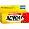 BENGAY Menthol Pain Relieving Gel Vanishing Scent 4 oz (Pack of 6)