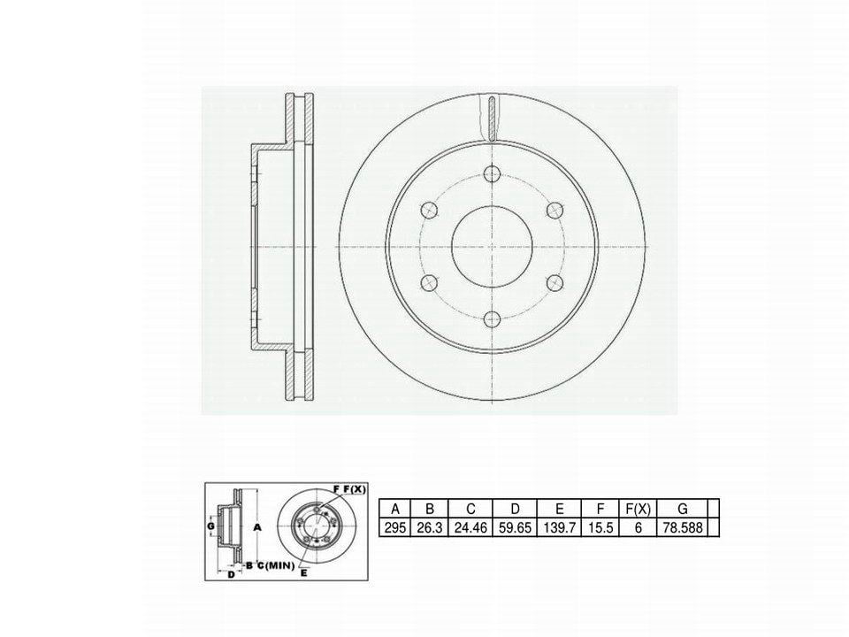 Winstop Brake Rotor, Front WS232100, Chevrolet K1500 1991-1988