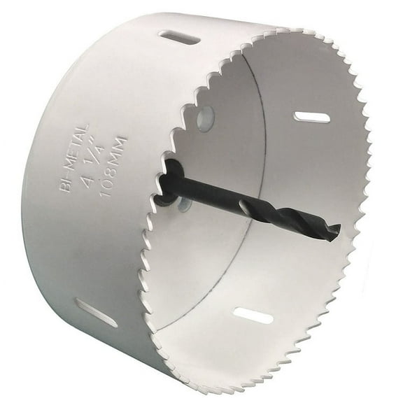 4.25" Bi-Metal Hole Saw with 3/8" Pilot Bit