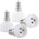 thumbnail image 1 of 4x Socket Adapter - E14 To Gu10 Sockets Converter - Bayonet Base Lamp Holder Adapter For Halogen Led Bulb, 1 of 4