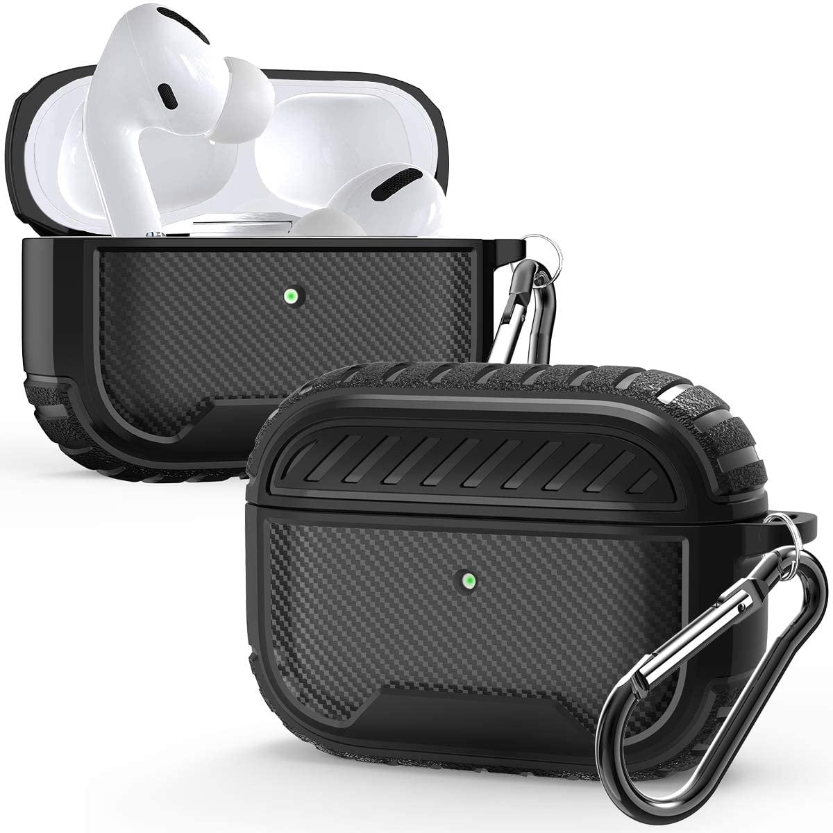 AirPods Pro Case, Rugged Shockproof TPU 2-Piece Cover Skin