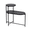 Black, variant on Tcbosik Small Side Table, 2 Tier End Table with Tray Top, Accent Table with Metal Frame for Bedroom, Living Room, Easy Assembly, Black