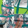 thumbnail image 5 of Garden Tool Bag,Husky Dog Flower Floral Garden Tool Organizer,Garden Gifts,Waterproof Multi-Pocket Garden Tool Storage 11.8x5.5x11.4 Inch(Tools NOT Included), 5 of 6