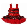 thumbnail image 1 of Wenchoice Red & Black Ruffle Cupcake Dress Girl's M(3T-4T), 1 of 1